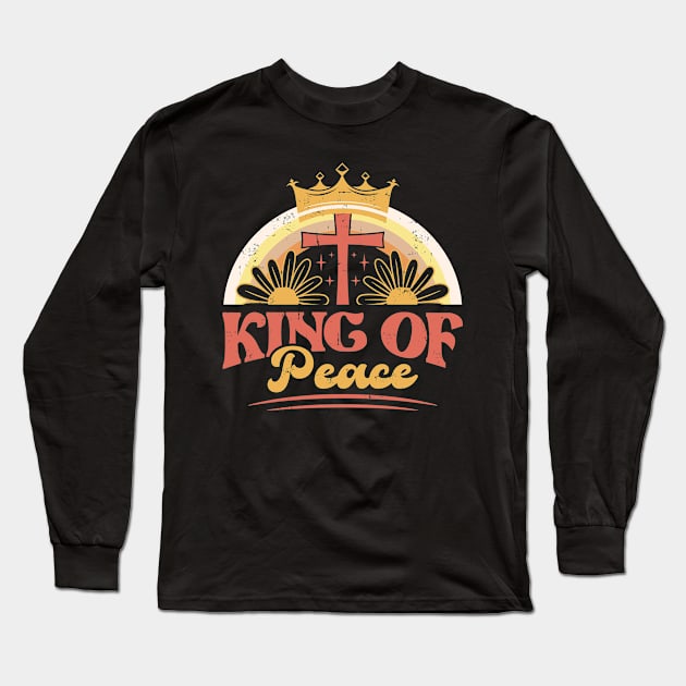 King Of Peace Long Sleeve T-Shirt by ChristianLifeApparel